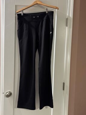Fila Black Active Leggings with White Logo